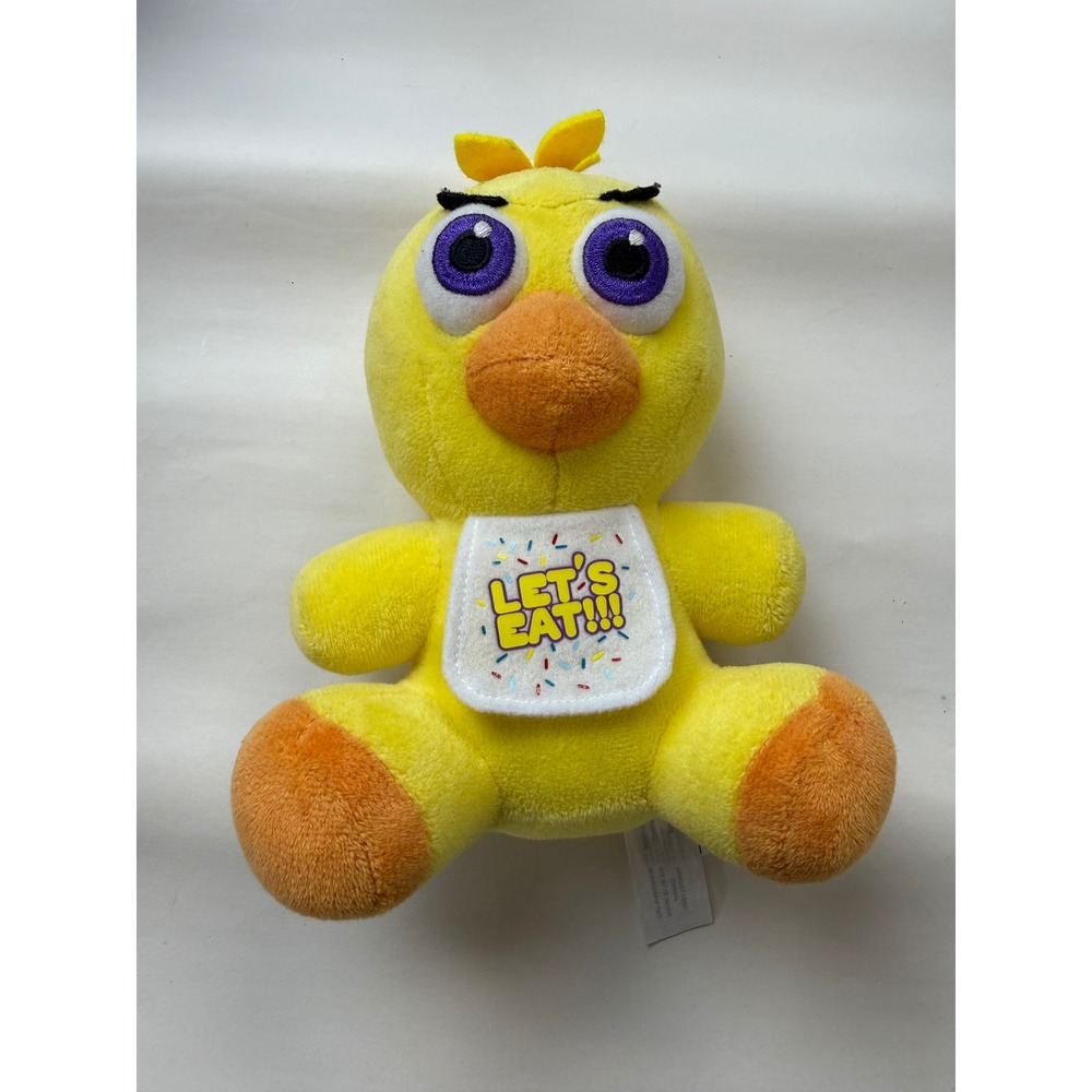 Funko Five Nights at Freddy's Chica plush toy "LET'S EAT!!!" bib